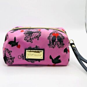 Betsey Johnson 'Lovebirds Print Wristlet Bag